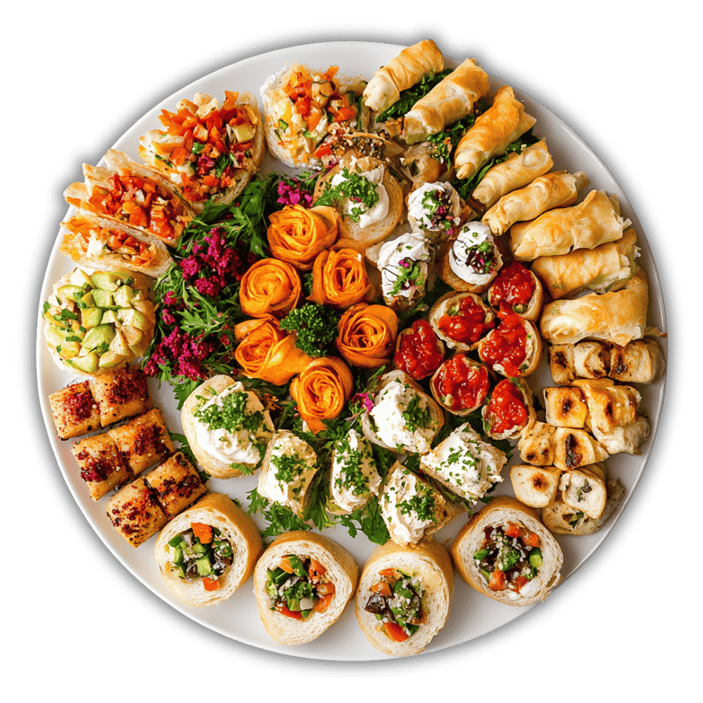 hochzeitscatering berlin - gemischte fingerfoodplatte