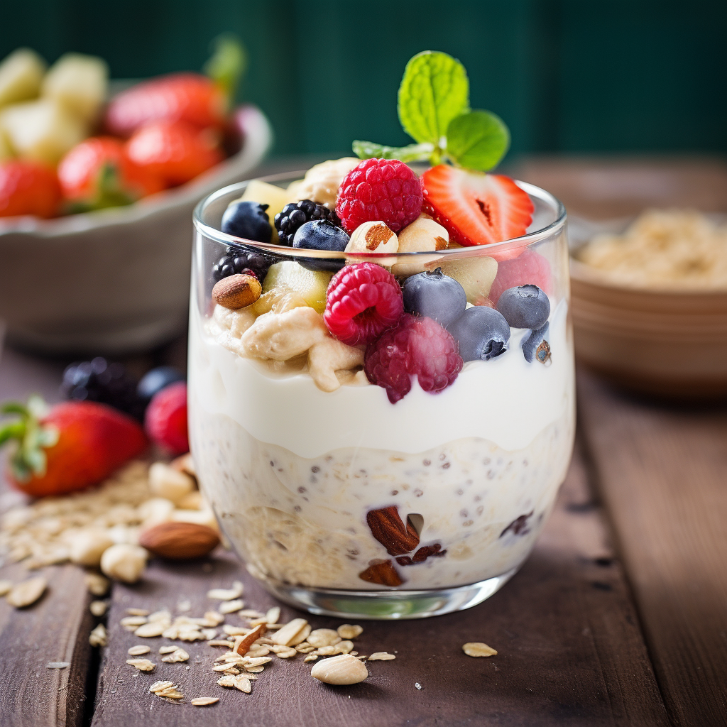 Bircher muesli in the glass – Glüxgefühl Catering