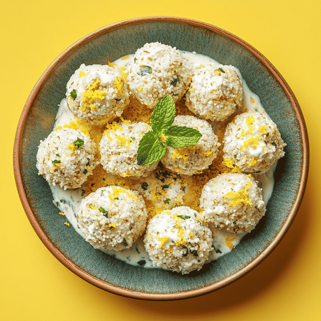 Catering Charlottenburg - Couscous Baellchen mit Joghurt und Minze