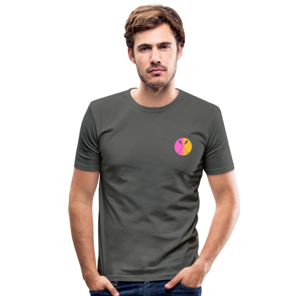 Stedman Männer Slim Fit x GLÜXGEFÜHL Shirt - Graphite